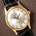 Omega Constellation Pie Pan Automatic 18K Yellow Gold Ref. 14381 Onyx Indices from 1959
