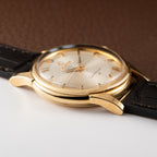 Omega Constellation Pie Pan Automatic 18K Yellow Gold Ref. 14381 Onyx Indices from 1959