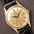 Omega Constellation DeLuxe Automatic Onyx Indices 18K Yellow Gold Ref. 14393 from 1959