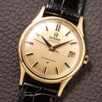 Omega Constellation DeLuxe Automatic Onyx Indices 18K Yellow Gold Ref. 14393 from 1959