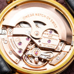 Omega Constellation Automatic DeLuxe Pie Pan Onyx Dial Dog-Leg Case Ref 168.005 from 1962 MUSEUM QUALITY