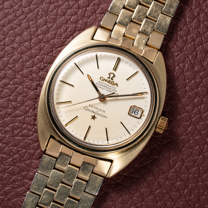 Omega Constellation C-Shape Türler Brick Bracelet from 1966