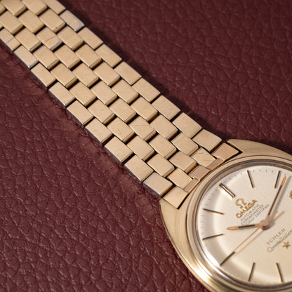 Omega Constellation C-Shape Türler Brick Bracelet from 1966