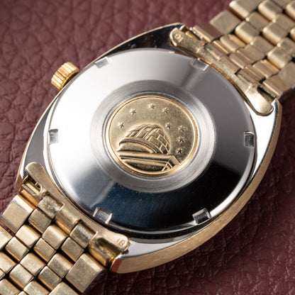 Omega Constellation C-Shape Türler Brick Bracelet from 1966