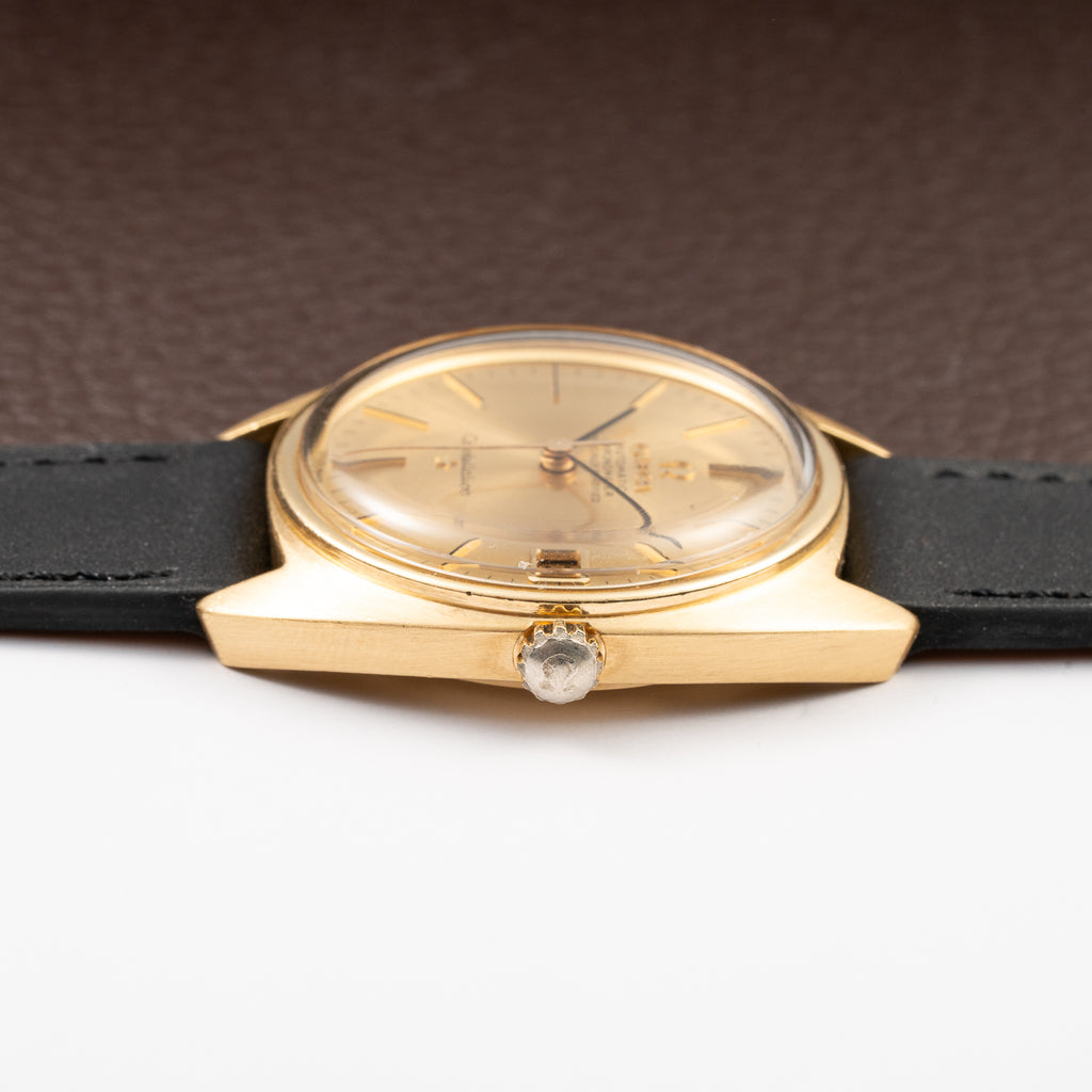 Omega Constellation C-Shape Automatic OM Dial 18k Yellow Gold Ref 168.017 from 1966