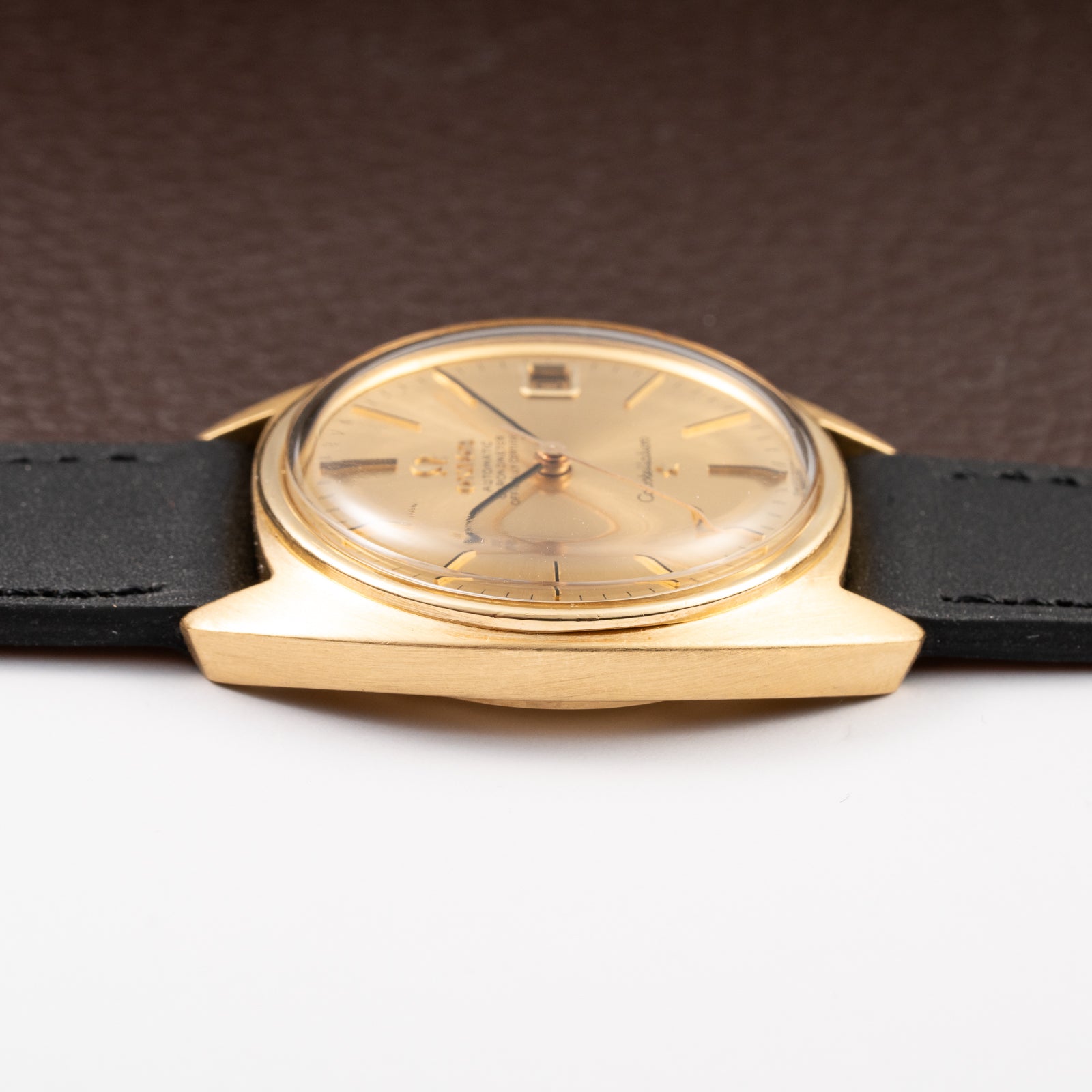 Omega Constellation C-Shape Automatic OM Dial 18k Yellow Gold Ref 168.017 from 1966