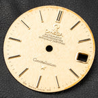 Omega Constellation C-Shape Automatic 18K Yellow Gold “OM Linen Dial”  Ref. 168.017 from 1969