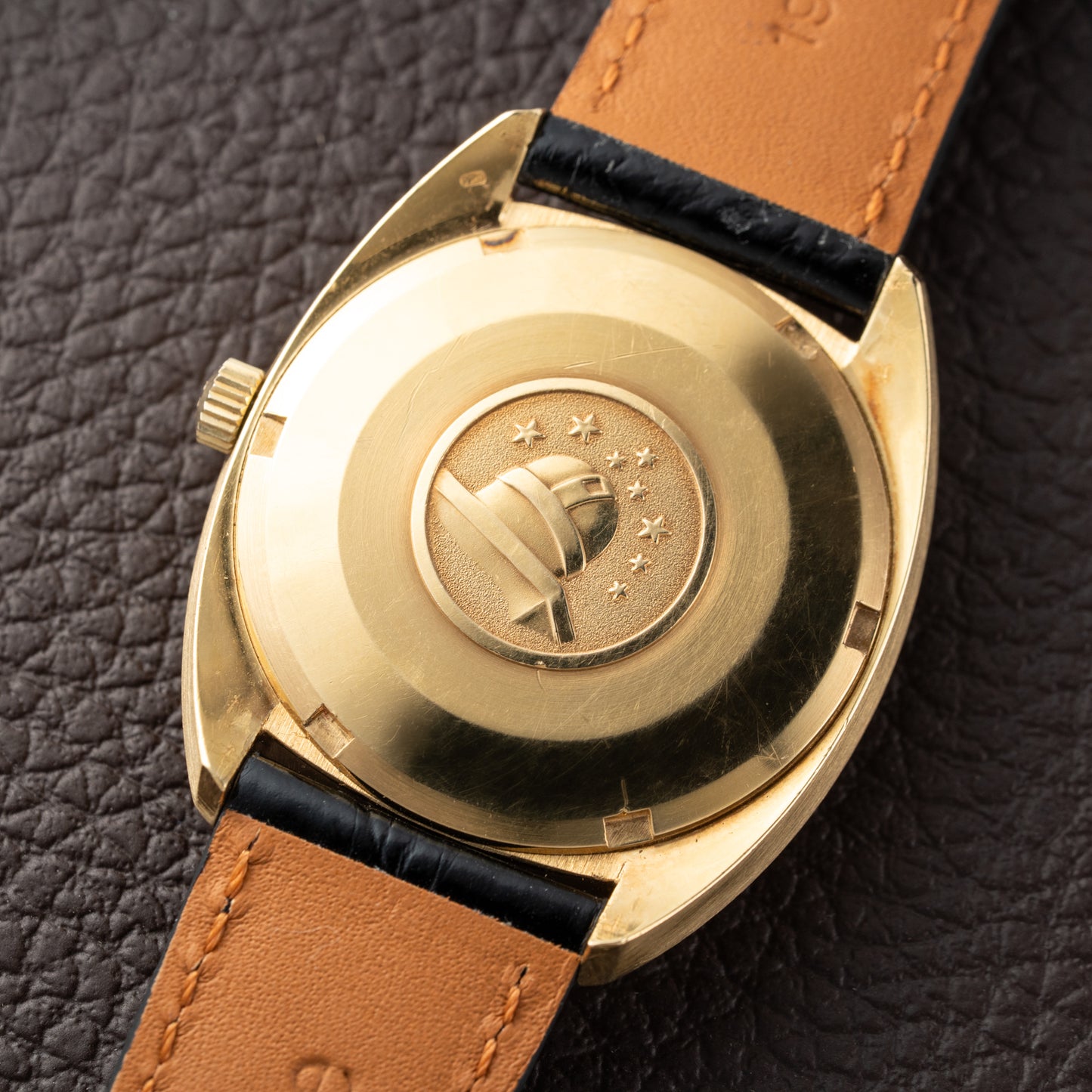 Omega Constellation C-Shape Day-Date 18K Yellow Gold OM DIAL from 1968 Ref. 168.029