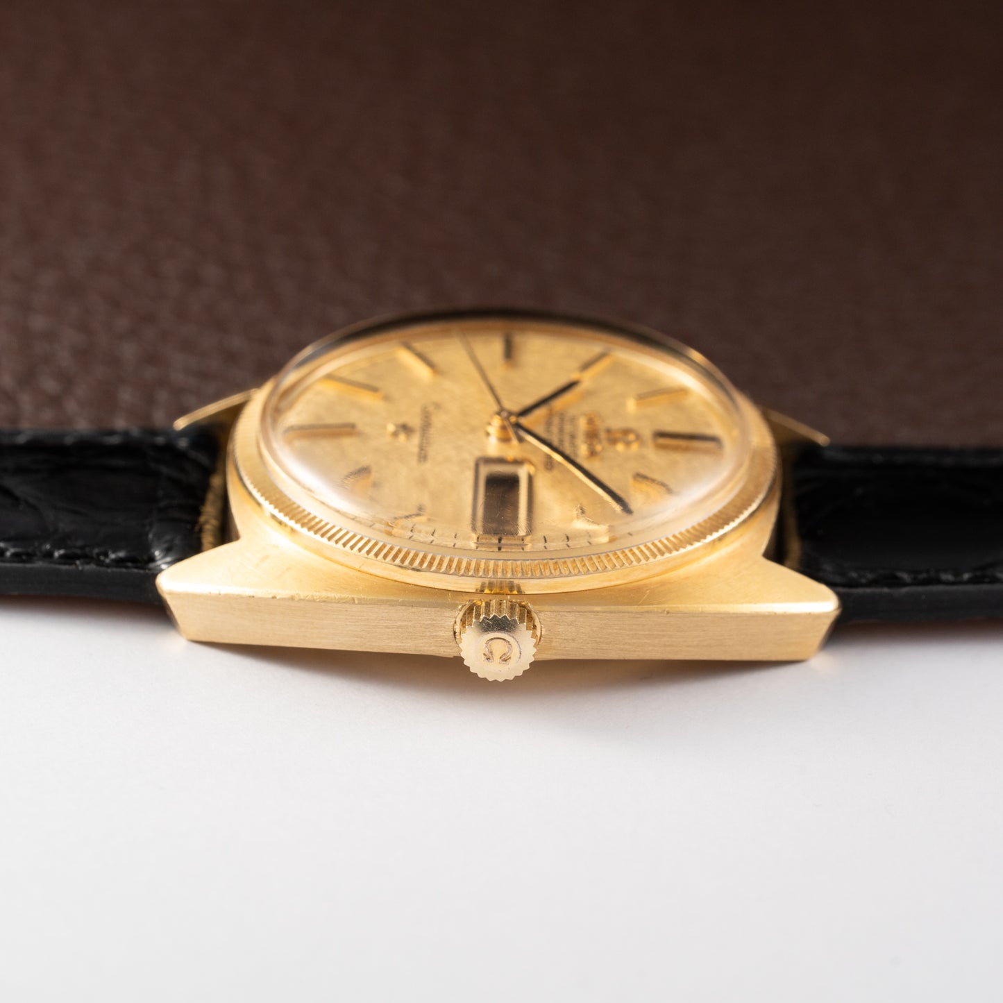 Omega Constellation C-Shape Day-Date 18K Yellow Gold OM DIAL from 1968 Ref. 168.029