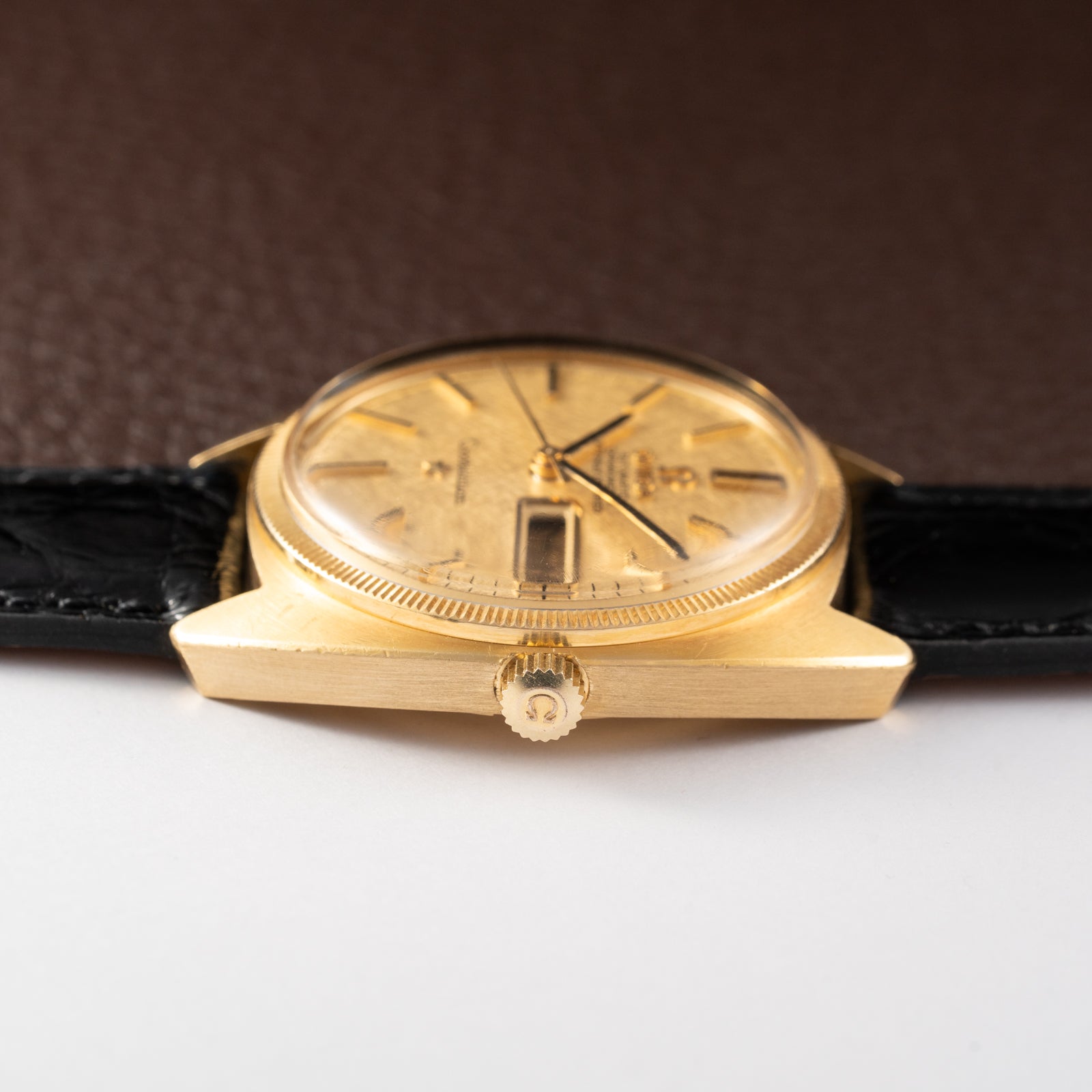 Omega Constellation C-Shape Day-Date 18K Yellow Gold OM DIAL from 1968 Ref. 168.029