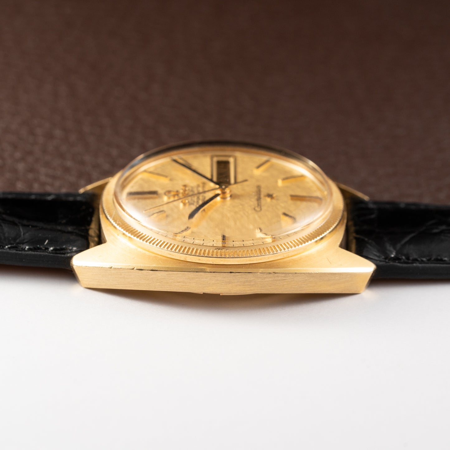 Omega Constellation C-Shape Day-Date 18K Yellow Gold OM DIAL from 1968 Ref. 168.029