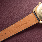 Omega Constellation C-Shape Automatic 18K Yellow Gold “OM Linen Dial” Ref. 168.017 from 1969