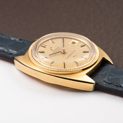 Omega Constellation Lady “C-Shape” OM Linen Dial 18K Yellow Gold Ref. 568.011 from 1968