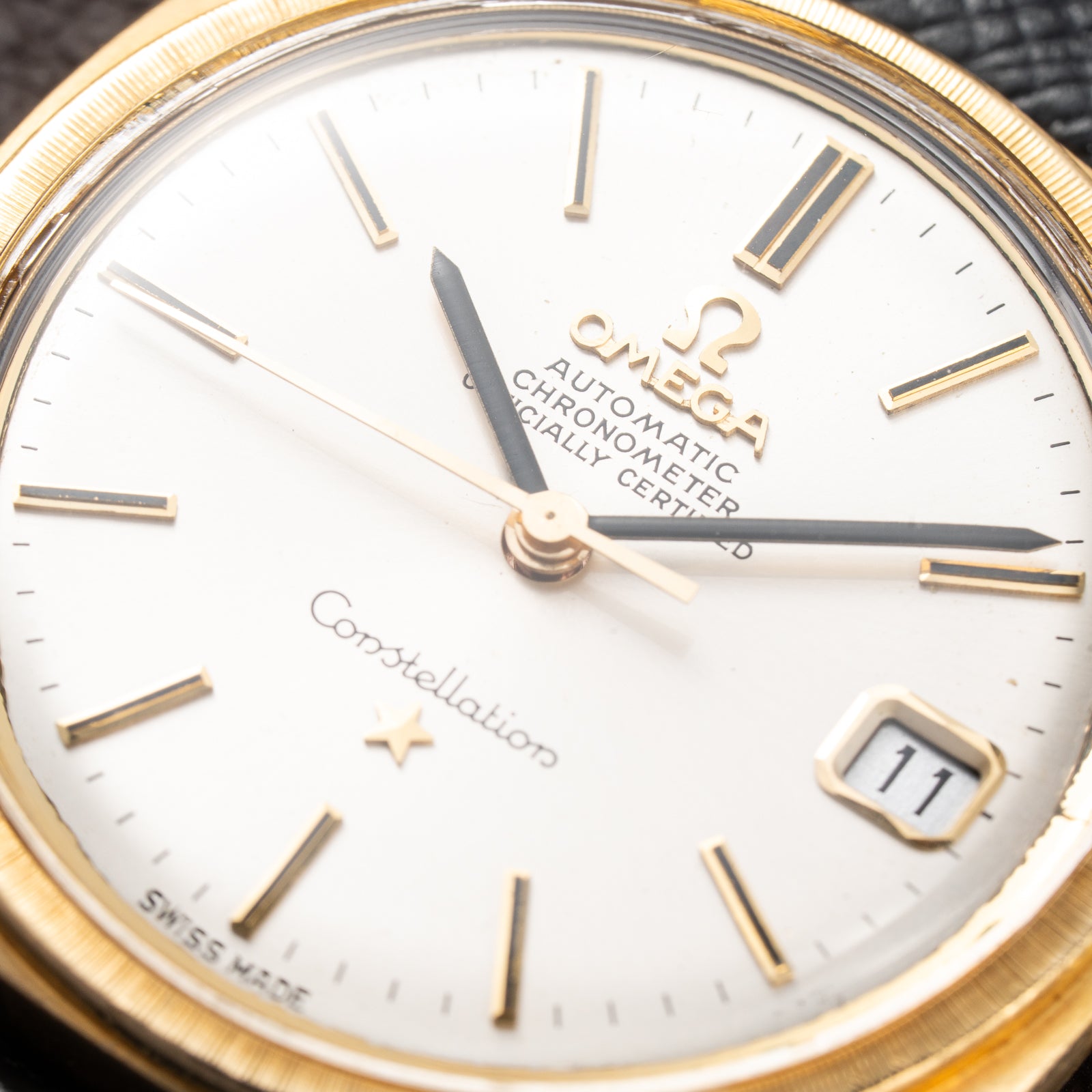 Omega Constellation “C-Shape” Fluted Bezel Automatic 18K Yellow Gold Ref. 168.017 from 1969