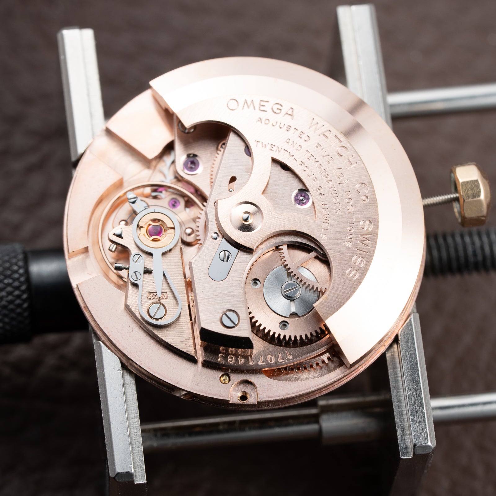 Omega Constellation Calendar Automatic Rare 18K Rose Pink Gold Ref. 2943 from 1959