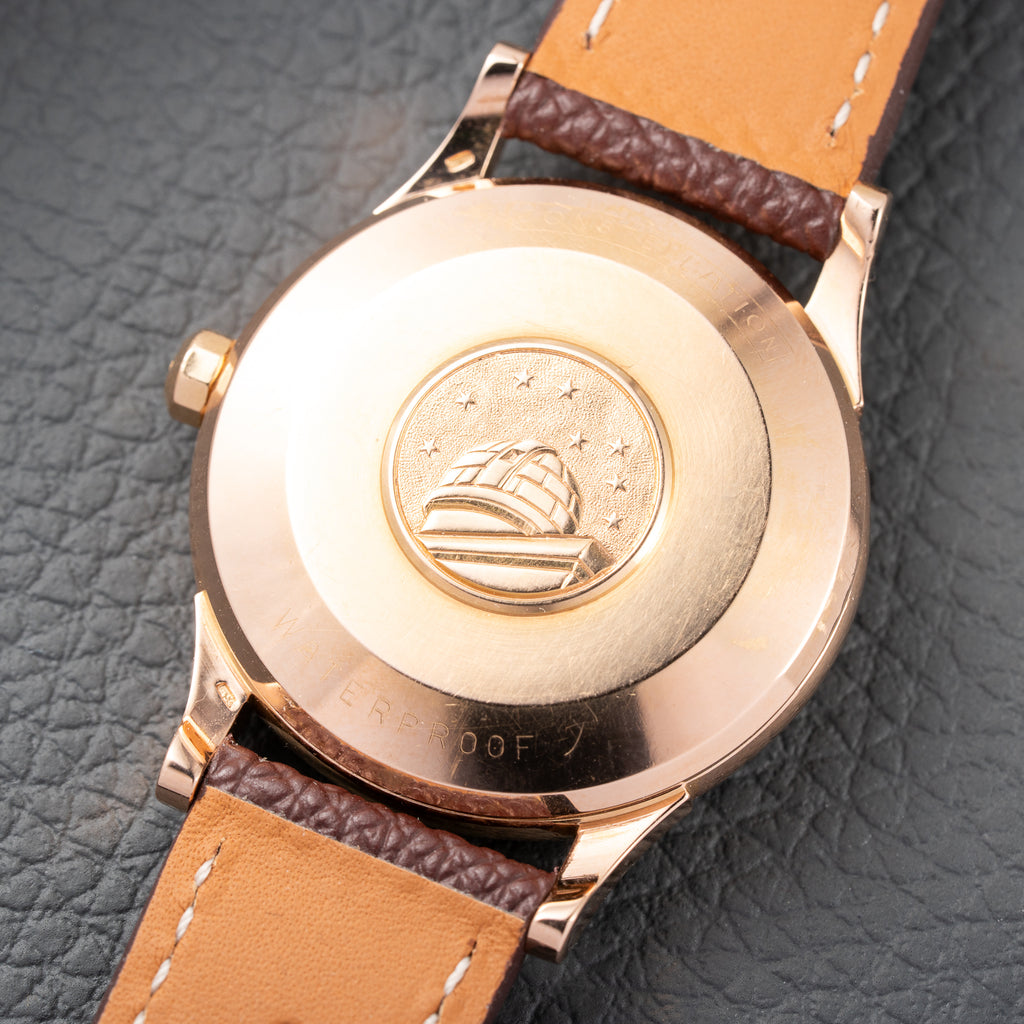 Omega Constellation Calendar Automatic Rare 18K Rose Pink Gold Ref. 2943 from 1959