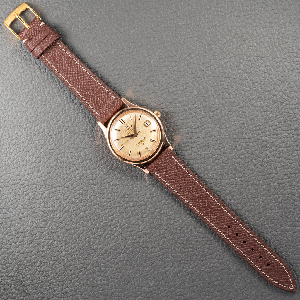Omega Constellation Calendar Automatic Rare 18K Rose Pink Gold Ref. 2943 from 1959