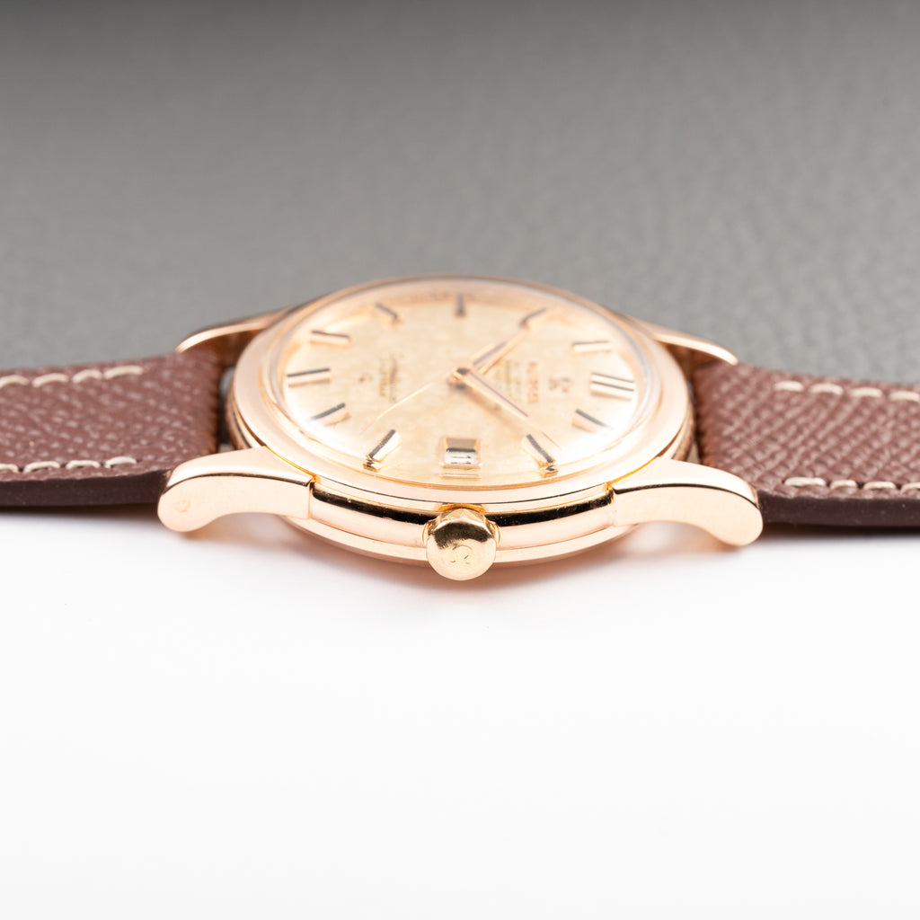 Omega Constellation Calendar Automatic Rare 18K Rose Pink Gold Ref. 2943 from 1959