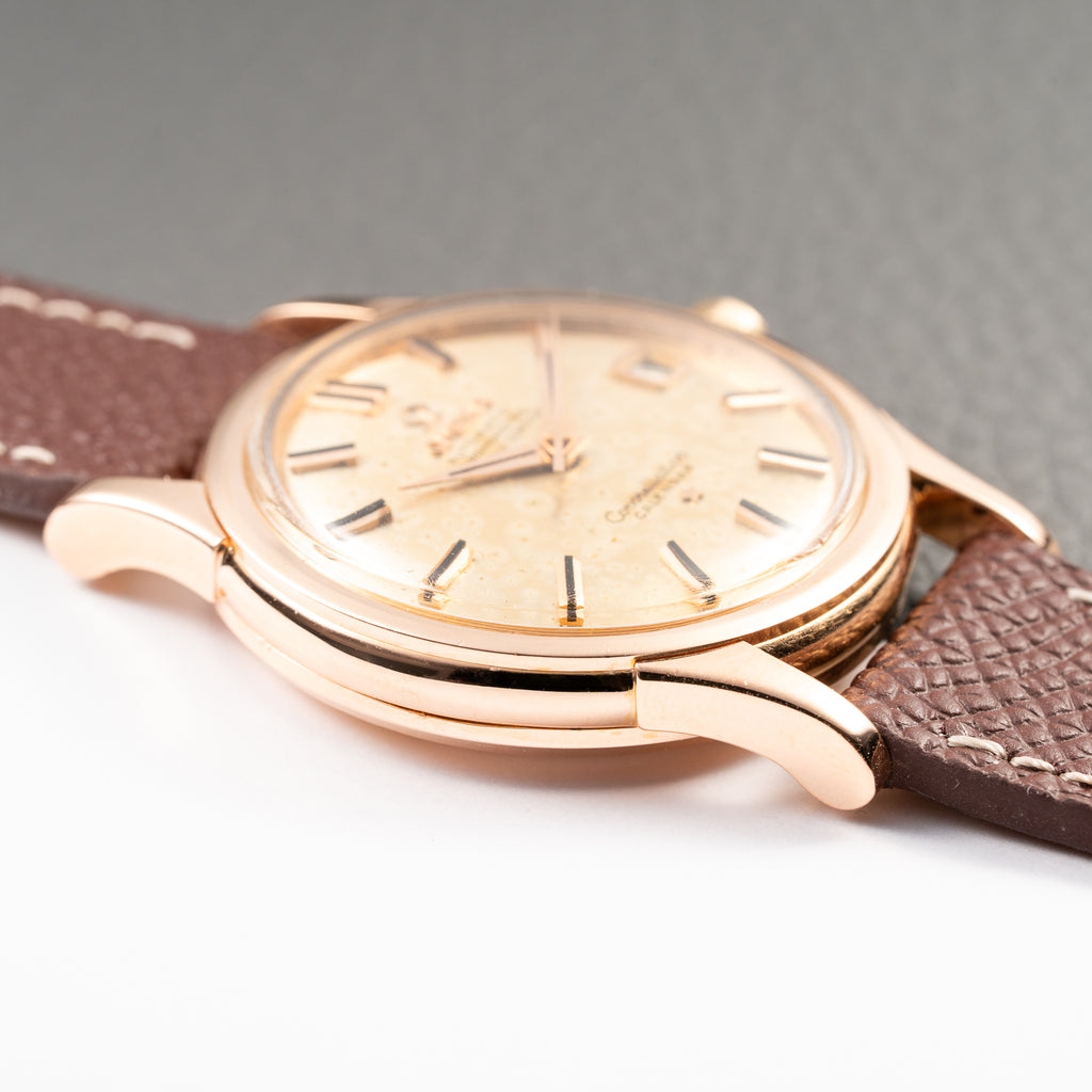 Omega Constellation Calendar Automatic Rare 18K Rose Pink Gold Ref. 2943 from 1959