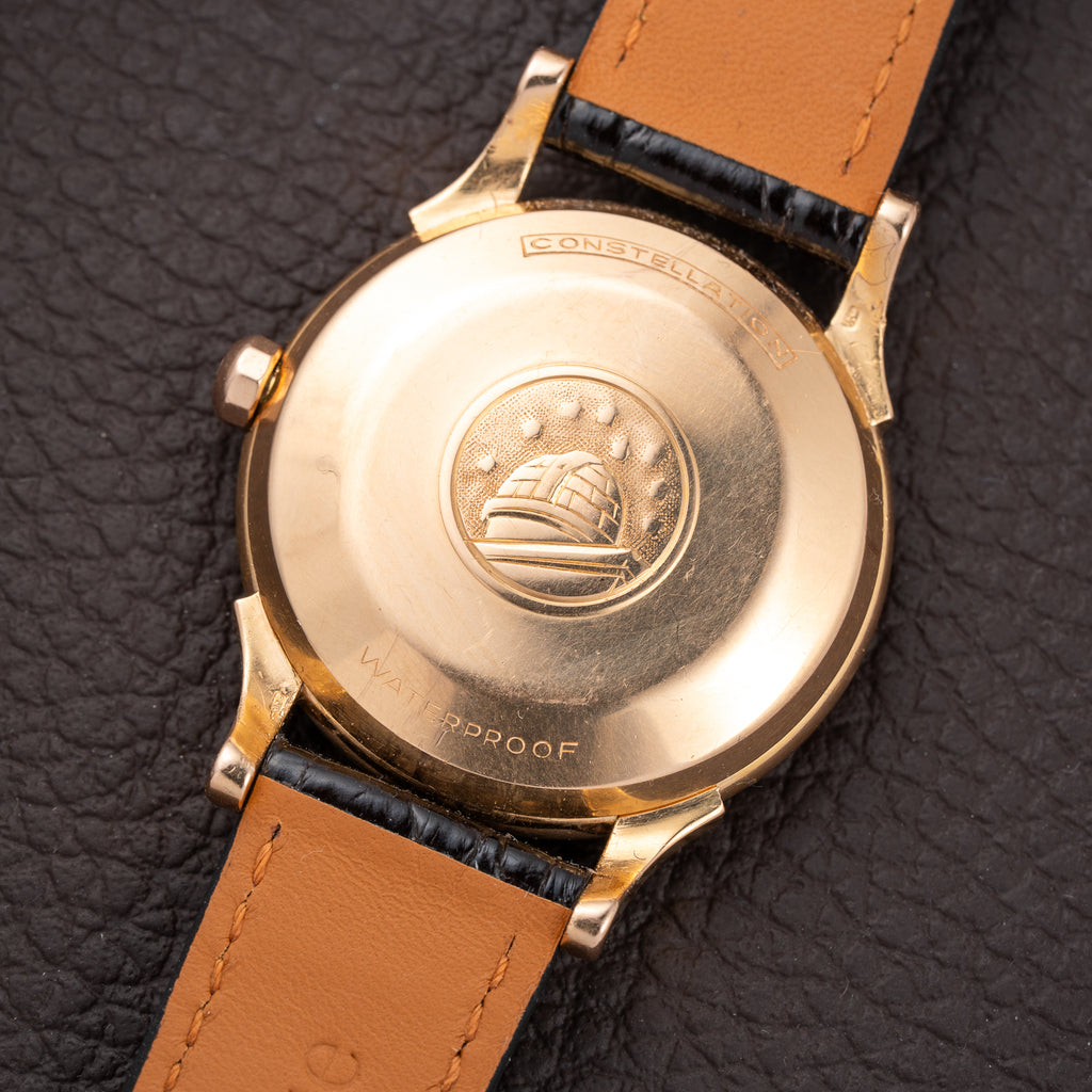 Omega Constellation De Luxe Pie Pan Arrow Head Mirror Dial 18K Rosé Gold Ref. 2852 / 2853 from 1957