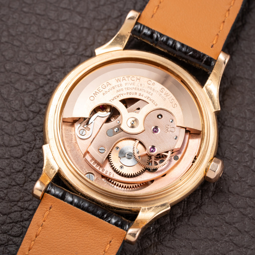 Omega Constellation De Luxe Pie Pan Arrow Head Mirror Dial 18K Rosé Gold Ref. 2852 / 2853 from 1957