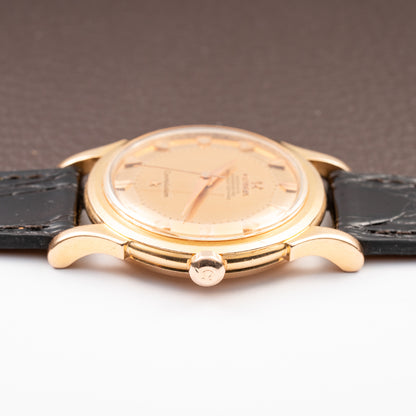Omega Constellation De Luxe Pie Pan Arrow Head Mirror Dial 18K Rosé Gold Ref. 2852 / 2853 from 1957
