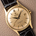 Omega Constellation DeLuxe Automatic Onyx Indices 18K Yellow Gold Ref. 14393 from 1959