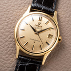 Omega Constellation DeLuxe Automatic Onyx Indices 18K Yellow Gold Ref. 14393 from 1959