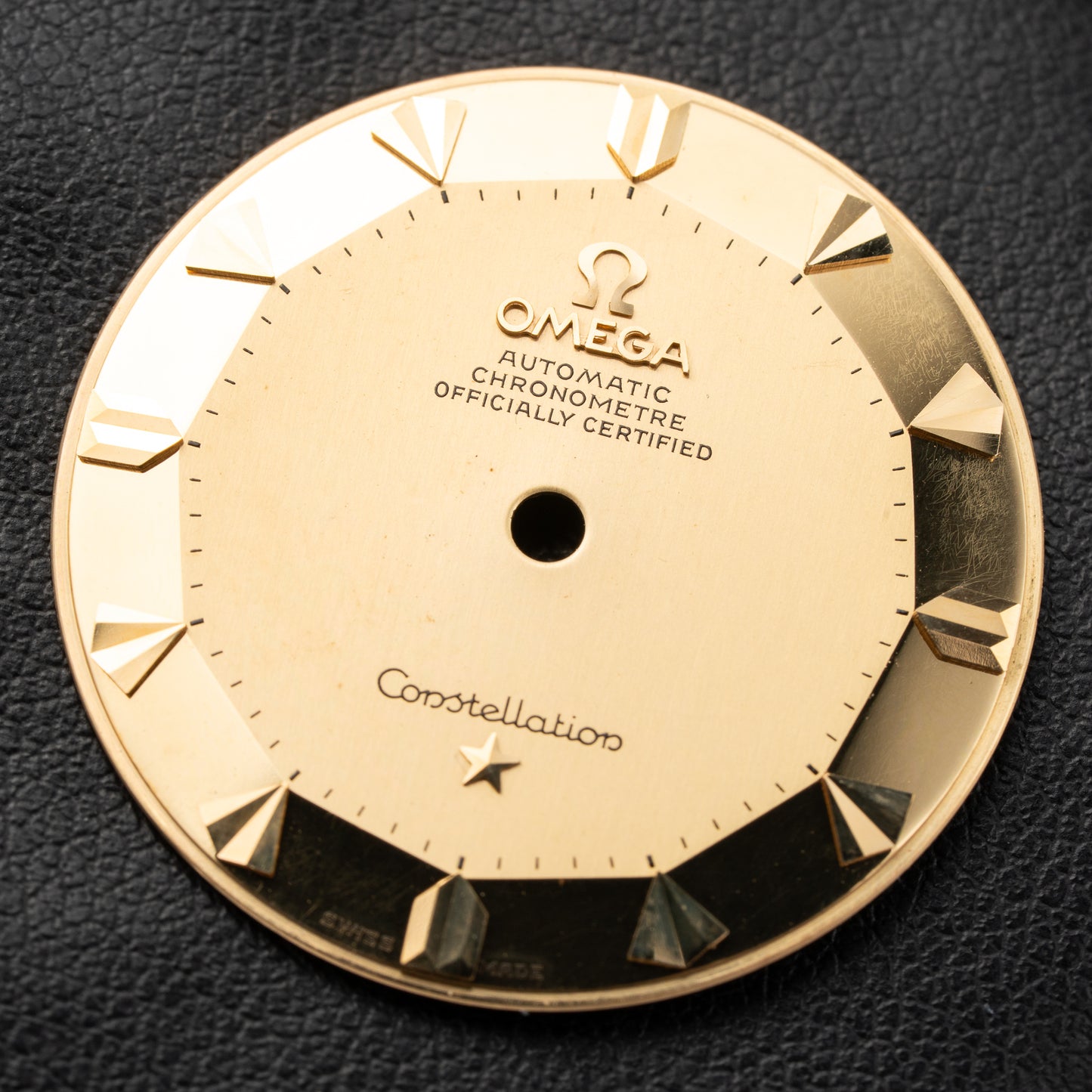 Omega Constellation DeLuxe PiePan Arrow Head 18K Yellow Gold Ref 2852 from 1958