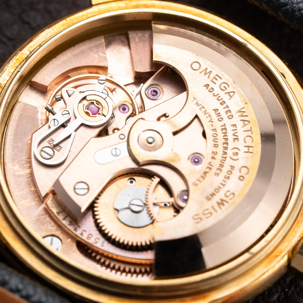 Omega Constellation DeLuxe PiePan Arrow Head 18K Yellow Gold Ref 2852 from 1958