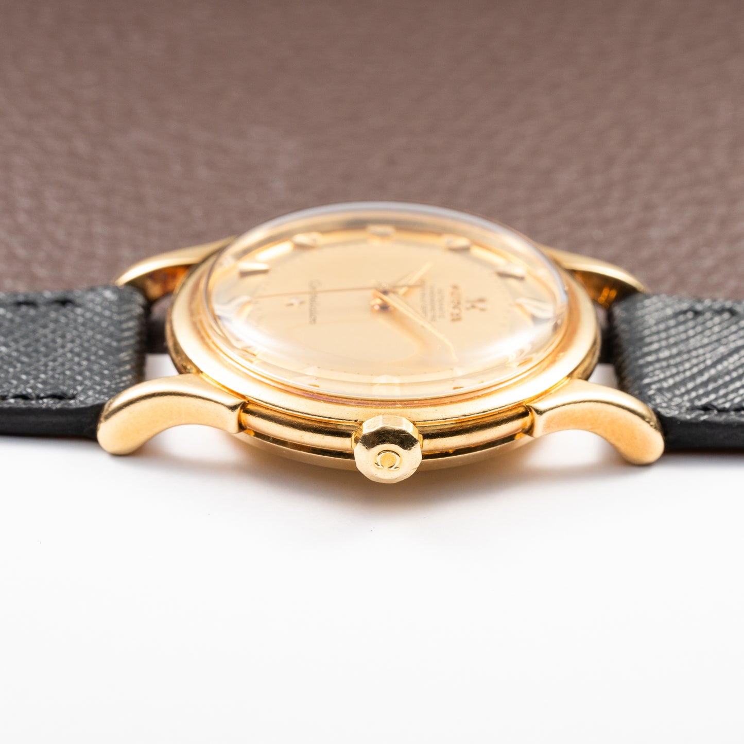 Omega Constellation DeLuxe PiePan Arrow Head 18K Yellow Gold Ref 2852 from 1958