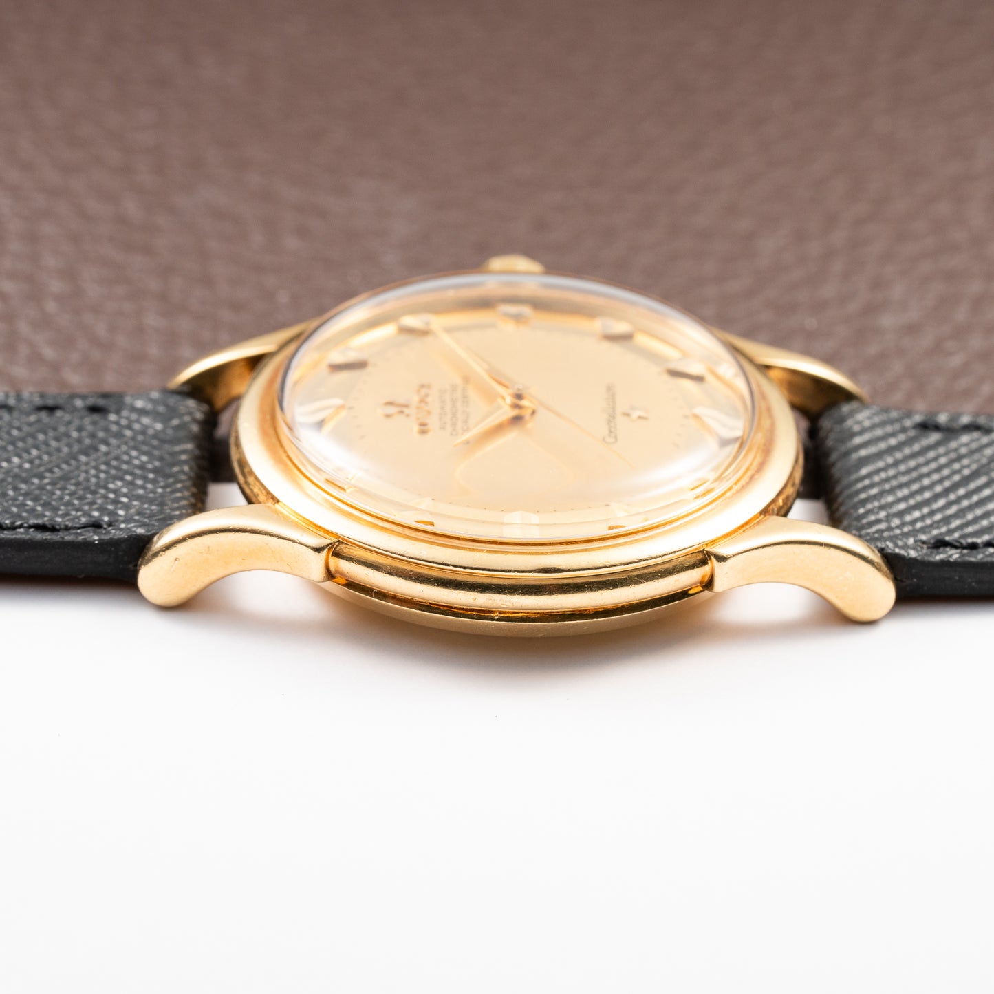 Omega Constellation DeLuxe PiePan Arrow Head 18K Yellow Gold Ref 2852 from 1958