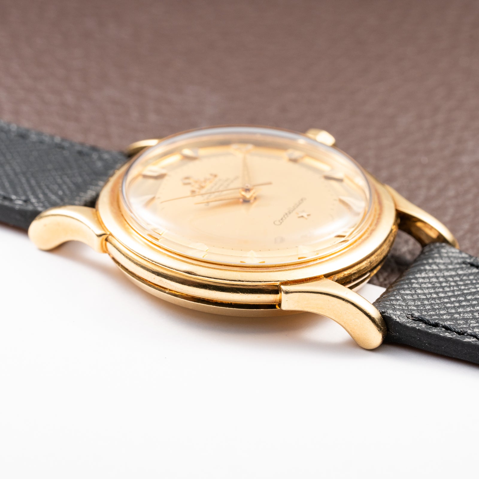 Omega Constellation DeLuxe PiePan Arrow Head 18K Yellow Gold Ref 2852 from 1958