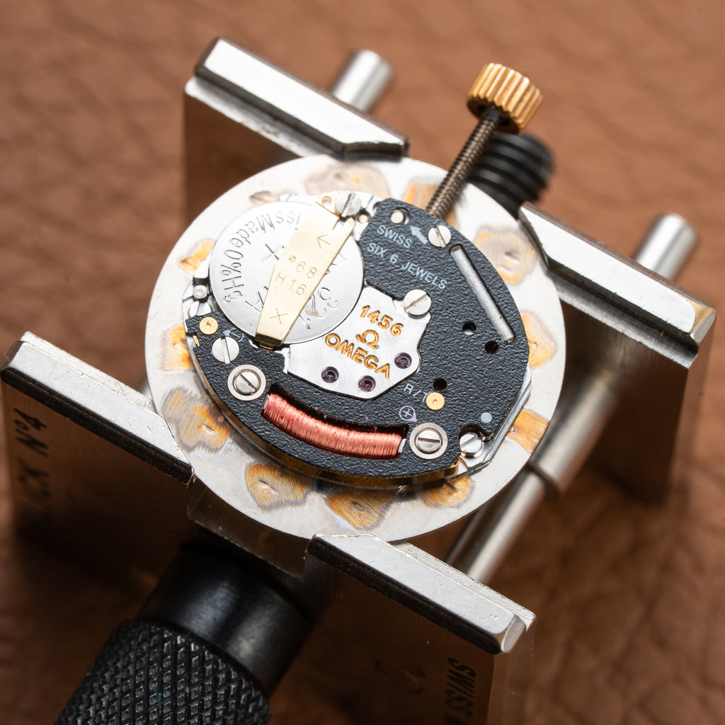Omega Constellation Factory Diamond Set Gold & Steel Mother of Pearl Ref. 895.1201 from 1990s