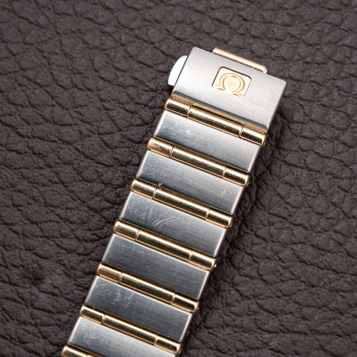 Omega Constellation Factory Diamond Set Gold & Steel Mother of Pearl Ref. 895.1201 from 1990s