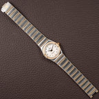 Omega Constellation Factory Diamond Set Gold & Steel Mother of Pearl Ref. 895.1201 from 1990s