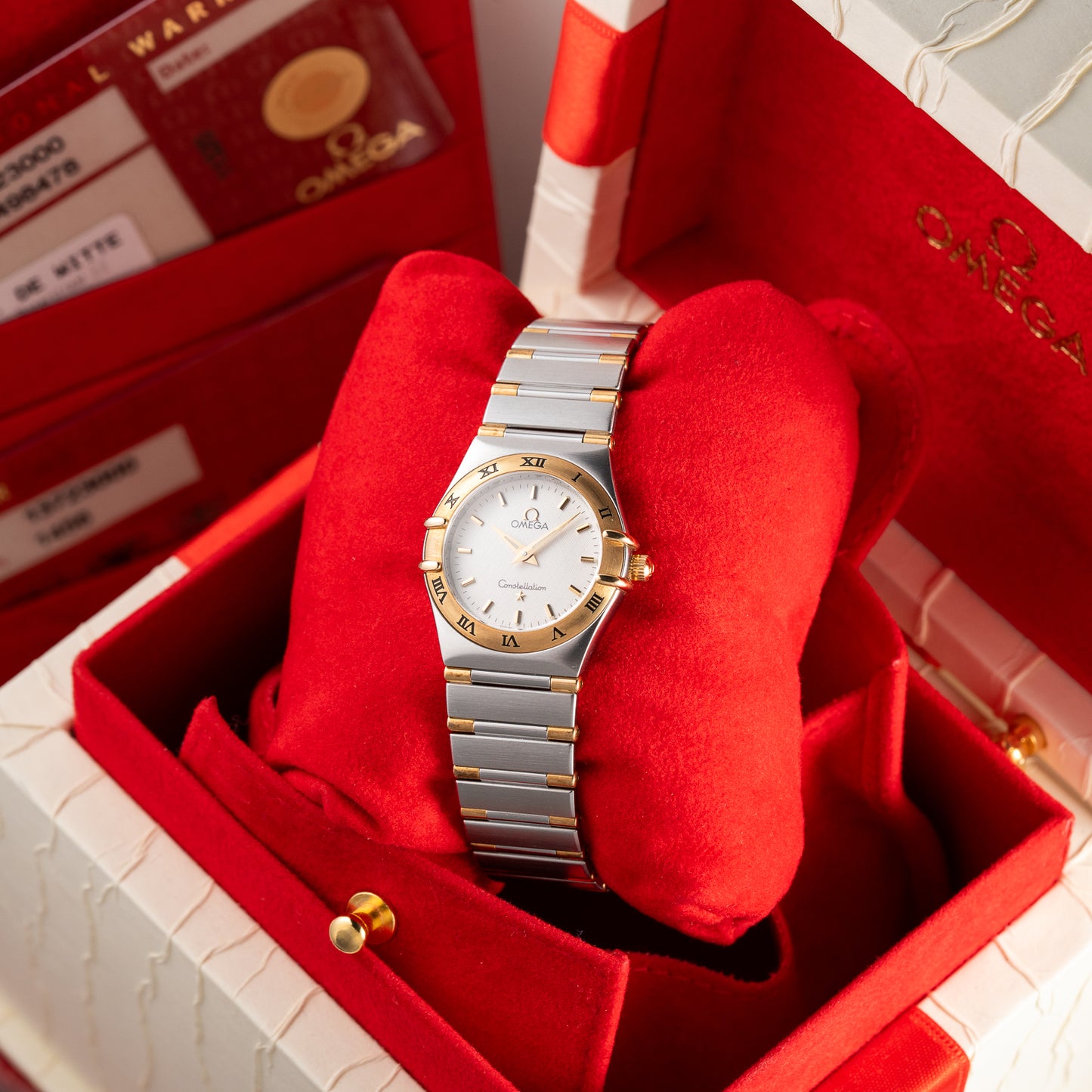 Omega Constellation Lady Gold & Steel Full Set Ref. 1372.30.00 from 2003