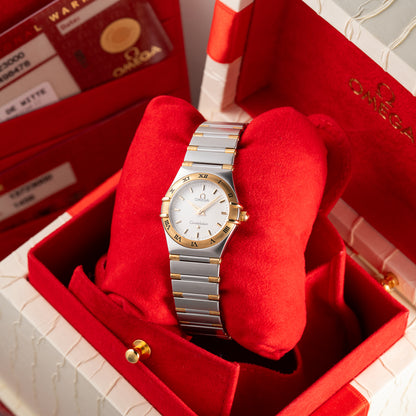 Omega Constellation Lady Gold & Steel Full Set Ref. 1372.30.00 from 2003