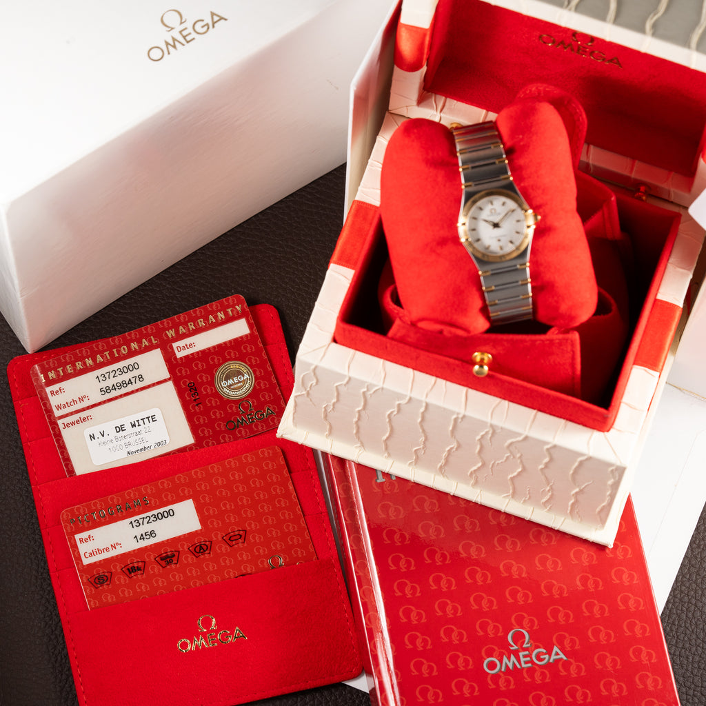 Omega Constellation Lady Gold & Steel Full Set Ref. 1372.30.00 from 2003