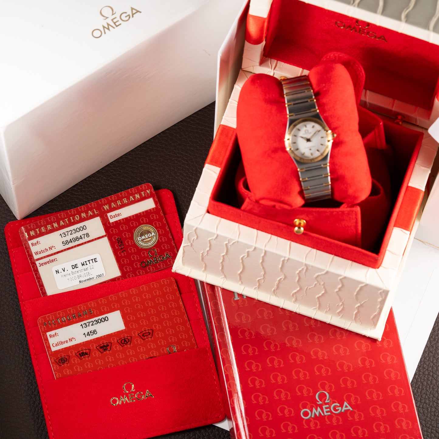 Omega Constellation Lady Gold & Steel Full Set Ref. 1372.30.00 from 2003