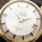 Omega Constellation Pie Pan Crosshair Dial Dog Leg 18K Gold Ref 168.005 from 1962