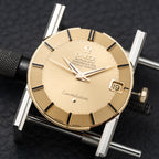 Omega Constellation Automatic Pie Pan Dog Leg 18K Ref. 168.005 from 1963