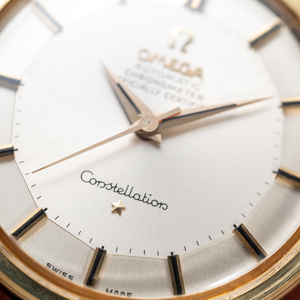 Omega Constellation Automatic Pie Pan Dog Leg 18K Gold Ref. 167.005 from 1966