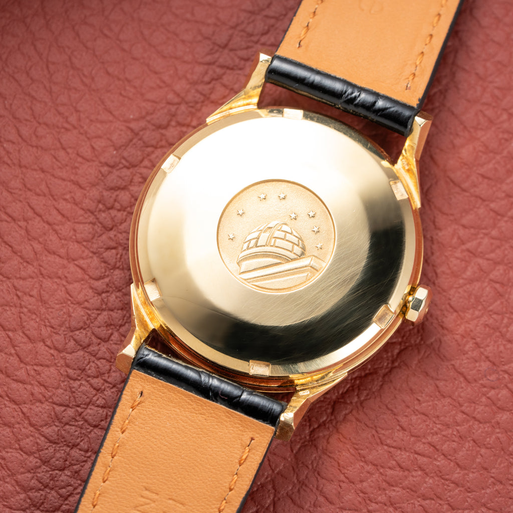 Omega Constellation Automatic Pie Pan Dog Leg 18K Gold Ref. 167.005 from 1966
