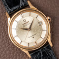 Omega Constellation Pie Pan Dog Leg French Case 18K Rosé Gold from 1962