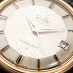 Omega Constellation Pie Pan Dog Leg French Case 18K Rosé Gold from 1962