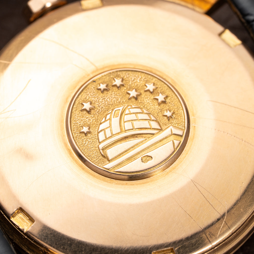Omega Constellation Pie Pan Dog Leg French Case 18K Rosé Gold from 1962
