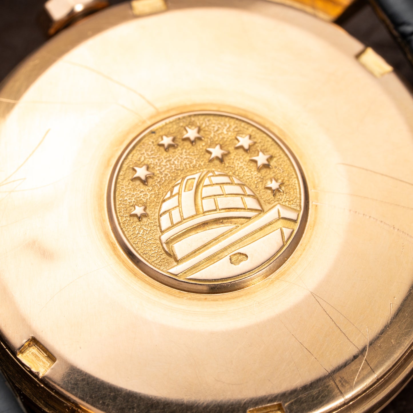 Omega Constellation Pie Pan Dog Leg French Case 18K Rosé Gold from 1962