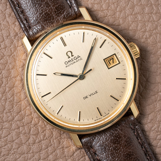 Omega De Ville Automatic Ref. 166.7270 in 18K Yellow Gold from 1969
