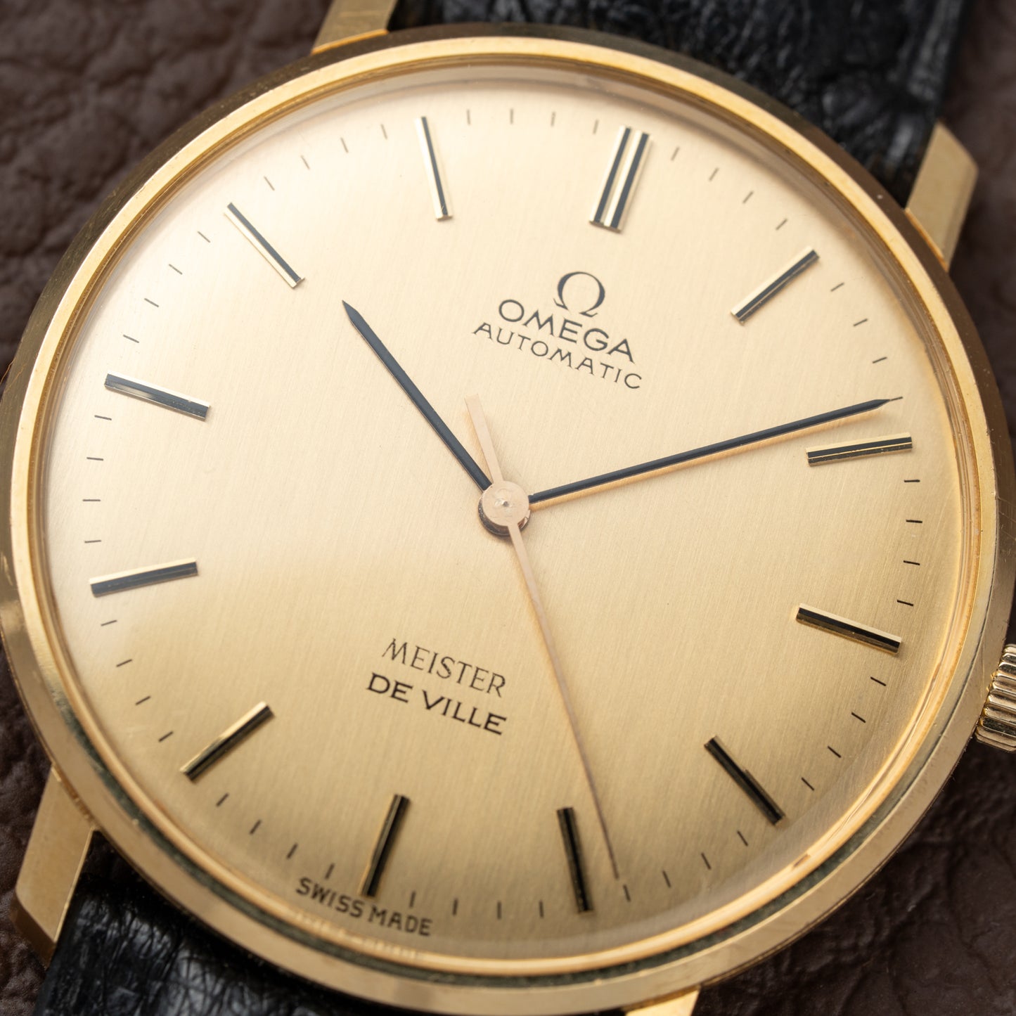 Omega De Ville Automatic 'Meister' in 18K Yellow Gold with OM Dial from 1966
